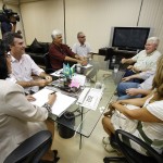 Angélica Guimarães recebe representantes dos engenheiros de SE - Fotos: Marco Vieira/ASN