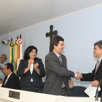 Angélica Guimarães prestigia transmissão de cargo para o novo prefeito de Propriá - Fotos: Marcos Rodrigues/ASN
