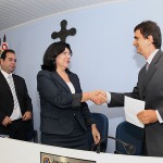 Angélica Guimarães prestigia transmissão de cargo para o novo prefeito de Propriá - Fotos: Marcos Rodrigues/ASN