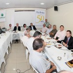 Governadora em exercício participa de almoço na Somese -
