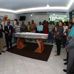 Déda comparece ao velório da mãe do deputado Antônio dos Santos -