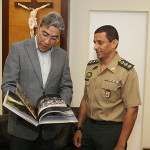 Déda recebe visita do chefe da 19ª Circunscrição do Serviço Militar em SE - Foto: Wellington Barreto/ASN