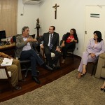 Déda recebe deputado relator da Comissão Especial que trata dos agentes de endemias na Câmara Federal - Fotos: Marcos Rodrigues/ASN