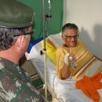 Dia do soldado é marcado com cortejo musical na Oncologia - Fotos: Ascom/SES