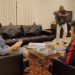 Governadora em exercício recebe presidente do TCE -
