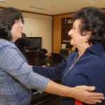 Governadora em exercício recebe presidente do TCE -