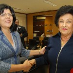 Governadora em exercício recebe presidente do TCE -