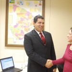 Banese e Oi discutem parcerias - O presidente do Banese