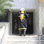Bombeiros são acionados para combater incêndio em edifício  - Fotos: Ascom/CBMSE