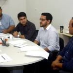 Seplag e Deso se reúnem para construção de dados cadastrais - Fotos: Victor Ribeiro/Seplag