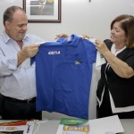 Belivaldo recebe atletas que participarão da abertura dos Jogos da Primavera - Fotos: Wandycler Júnior/Seed