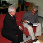 Intelectuais pleiteiam publicação de obra sobre Freire Ribeiro pela editora Diário Oficial - Fotos: Ascom/Segrase