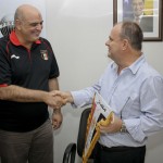Belivaldo recebe atletas que participarão da abertura dos Jogos da Primavera - Fotos: Wandycler Júnior/Seed