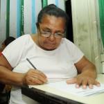 Cortadores de cana participam de cursos de qualificação do 'Mão Amiga' - A dona de casa Maria Josefa da Silva Santos / Fotos: Edinah Mary/Seides