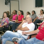 Funcionários da Educação participam de palestra sobre alimentação saudável e controle do colesterol - Fotos: Ascom/Seed