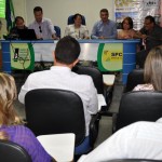 Mobilização contra a sífilis tem apoio dos secretários Municipais de Saúde - Fotos: Fabiana Costa/SES