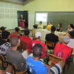 Defensoria Pública do Estado e Adpese alertam as escolas sobre o uso de drogas - Fotos: Ascom/DPE