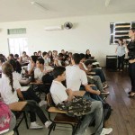 Defensoria Pública debate prática de bullying e o uso de drogas nas escolas - Fotos: Ascom/DPE
