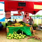 Estande evidencia técnicas de irrigação com os produtos do perímetro Califórnia - Fotos: Ascom/Cohidro