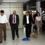 acompanhado do subsecretário de Administração da Seplag
