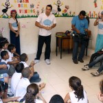Ações do projeto Amigos da Escola são desenvolvidas em escola estadual - Fotos: Wandycler Júnior/Seed