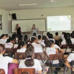 Defensoria Pública debate prática de bullying e o uso de drogas nas escolas - Fotos: Ascom/DPE