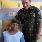Dia do soldado é marcado com cortejo musical na Oncologia - Fotos: Ascom/SES