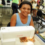 Governo inicia cursos de qualificação profissional do programa 'Novos Rumos' - A aluna e presidente da Associação Comunitária do Loteamento Joel Nascimento
