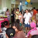 Flores e música marcam a chegada da primavera na Oncologia - Fotos: Bruno César (Ascom / FHS)