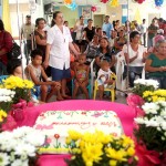 Flores e música marcam a chegada da primavera na Oncologia - Fotos: Bruno César (Ascom / FHS)