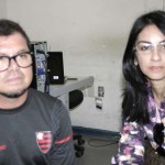 Seed institui comissão para descarte de livros didáticos inválidos - A presidente da Comissão de Descarte do Livro Didático.Janaína Cavalcante e o assessor técnicojurídico da Seed