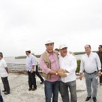 Déda leva deputados e prefeitos para verificar obras da ponte Gilberto Amado  - Foto: Marco Vieira/ASN