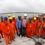 Déda leva deputados e prefeitos para verificar obras da ponte Gilberto Amado  - Foto: Marco Vieira/ASN