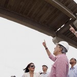 Déda leva deputados e prefeitos para verificar obras da ponte Gilberto Amado  - Foto: Marco Vieira/ASN