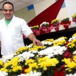 Flores e música marcam a chegada da primavera na Oncologia - Fotos: Bruno César (Ascom / FHS)
