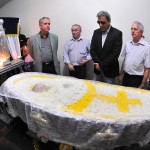 Déda acompanha velório e sepultamento do corpo da mãe do prefeito Luciano Bispo -