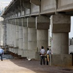 Déda leva deputados e prefeitos para verificar obras da ponte Gilberto Amado  - Foto: Marco Vieira/ASN