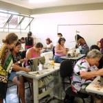 Governo inicia cursos de qualificação profissional do programa 'Novos Rumos' - A aluna e presidente da Associação Comunitária do Loteamento Joel Nascimento