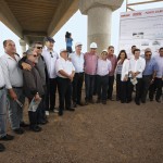 Déda leva deputados e prefeitos para verificar obras da ponte Gilberto Amado  - Foto: Marco Vieira/ASN