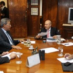 Em reunião no Ministério da Fazenda