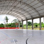 Quadra erguida pelo Sergipe Cidades estimula os esportes em Itabi - Fotos: Ascom/Sedurb