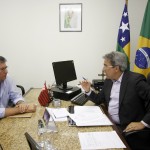 Déda recebe prefeitos do interior em audiência  - O prefeito de Poço Redondo