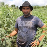 Irrigação pública torna Canindé o maior produtor de quiabo e goiaba de SE - O chefe do perímetro Califórnia e engenheiro agrônomo