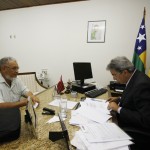 Déda recebe prefeitos do interior em audiência  - O prefeito de Poço Redondo