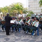 Bandas filarmônicas animam a praça Fausto Cardoso - Fotos: Ascom/Secult