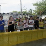 Alunos do Colégio Petrônio Portela participaram da 1ª Feira da Globalização - Fotos: José Santana Filho/Seed