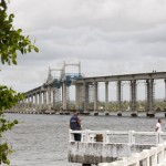 Déda leva deputados e prefeitos para verificar obras da ponte Gilberto Amado  - Foto: Marco Vieira/ASN