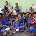 'Reutilize Alegria' beneficia crianças da Escola Santa Luzia - Fotos: Ascom/Semarh