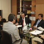 Déda recebe dirigentes da Caixa Econômica Federal de Sergipe -