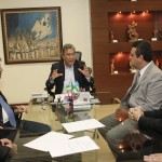 Déda recebe dirigentes da Caixa Econômica Federal de Sergipe -